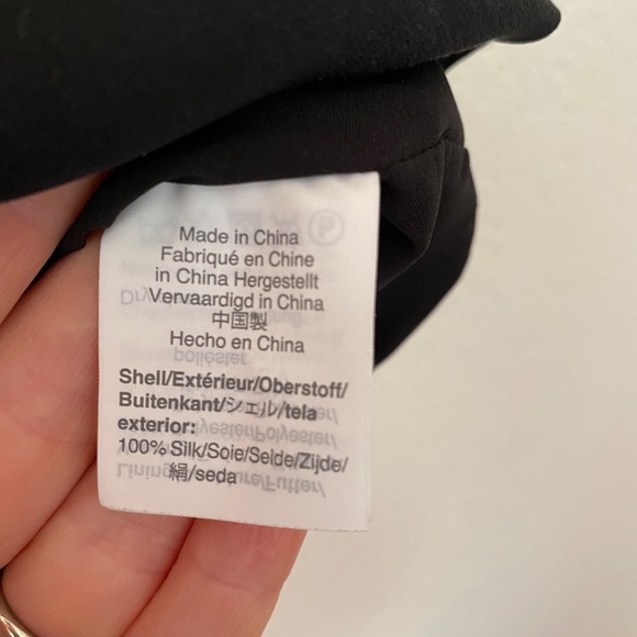 Madewell Black Silk Tank - Picture 4 of 4